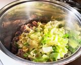 とんぺい焼き【具がベチャつかないコツ有】作り方4写真
