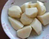 じゃが芋と豚ミンチのカレー粉炒め♪作り方2写真
