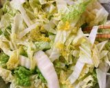 さっぱり旨塩☆ゆず風味の白菜サラダ作り方3写真