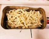 メスティンで作る簡単明太子うどん作り方2写真
