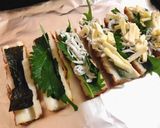 簡単おつまみ＊竹輪の大葉しらすチーズ焼き作り方1写真