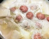 白菜肉団子鍋作り方6写真