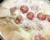 白菜肉団子鍋作り方8写真