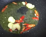 鯛えびホタテペペコンバタ醤油きのこパスタ作り方2写真