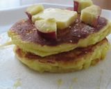 さつまいもチーズクリームパンケーキ作り方4写真
