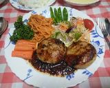 牛乳不使用でつくる基本のハンバーグ作り方11写真