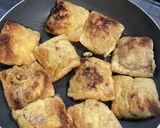 しそドレで♪油揚げのしそ肉づめ作り方6写真