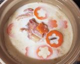 鶏モモの野菜たっぷりミルク味噌鍋作り方3写真