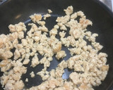 節約！簡単！キャベツと鶏そぼろの和風炒め作り方3写真