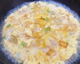 お餅消費に！もちもち卵とじ【茅乃舎だし】作り方3写真