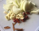 ドライフィッシュ（煮干し）のソテー作り方1写真