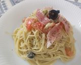 簡単！生ハムとアボカドの冷製パスタ作り方3写真