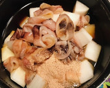 大根1/2消費ほったらかし煮物！イカ大根作り方3写真
