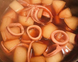 大根1/2消費ほったらかし煮物！イカ大根作り方4写真