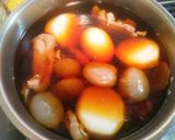 たまり醤油と三温糖の牛すじ大根煮作り方9写真