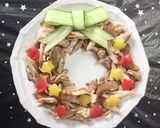 ローストチキンのリース作り方3写真