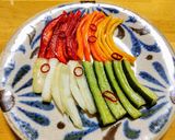 白菜とキューリにカラーピーマンの甘酢漬け作り方4写真