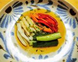 白菜とキューリにカラーピーマンの甘酢漬け作り方5写真