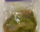 ヘルシオ　まかせて網焼き　冷凍ジェノバ鶏作り方1写真