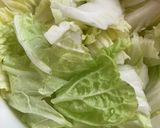白菜と塩昆布のサラダ作り方1写真