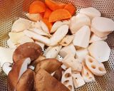 つくおきレシピ☆俺の滋味深~い『筑前煮』作り方1写真