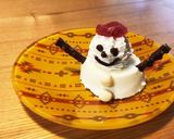 雪だるま★牛乳プリン★Xmasデザート作り方3写真