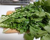 煮干しいっぱい大根葉の炒め煮作り方1写真