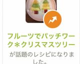 フルーツでパッチワーク＊クリスマスツリー作り方23写真