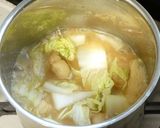 へそ大根と白菜のにんにく味噌煮作り方3写真