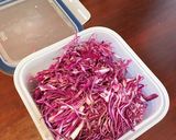万能寿司酢！作り置きレッドキャベツ作り方1写真