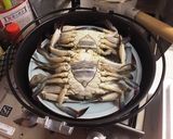 渡り蟹のトマトクリームパスタ作り方2写真