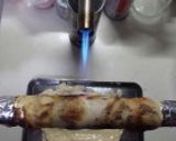 直火焼バウムクーヘン、積層型バターケーキ作り方21写真