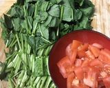 ほうれん草とトマトのトルテリーニ・パスタ作り方1写真