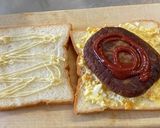 (マルシン)ハンバーグ卵サンド作り方5写真