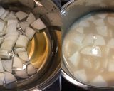 高野豆腐と大根の豚骨スープ煮作り方1写真