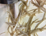 ゴボウと椎茸のサクサク揚げ・トッピング用作り方1写真