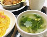 パスタメインの夕飯献立・スープ作り方4写真
