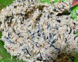 余ったひじきの煮物で豆腐ハンバーグ作り方2写真