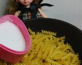 リカちゃん♡マカロニチーズパスタꕤ…˖*作り方5写真