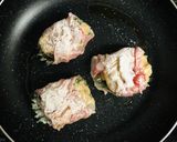 しいたけのぎゅぎゅう詰めの豚ロース巻き作り方7写真
