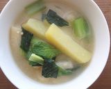 小松菜・じゃが芋のお味噌汁♪作り方6写真