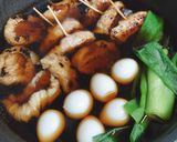 へそ大根と豚肉の角煮風作り方6写真