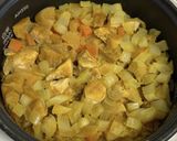 へそ大根のカレー炊き込みご飯作り方4写真