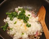 チーズ香る✨茸とベーコンのピラフリゾット作り方3写真