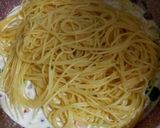 サーモンと芽キャベツのクリームパスタ作り方6写真