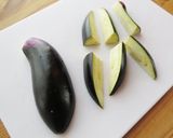 豚肉巻きナスの揚げびたし☆作り方1写真