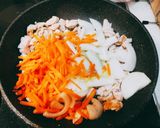 作り置き　むね肉とにんじんのひじき炒め作り方3写真