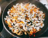 作り置き　むね肉とにんじんのひじき炒め作り方4写真
