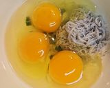 トマトしらすオムレツ作り方1写真