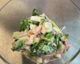簡単！セロリとツナのスイートチリマヨ和え作り方4写真